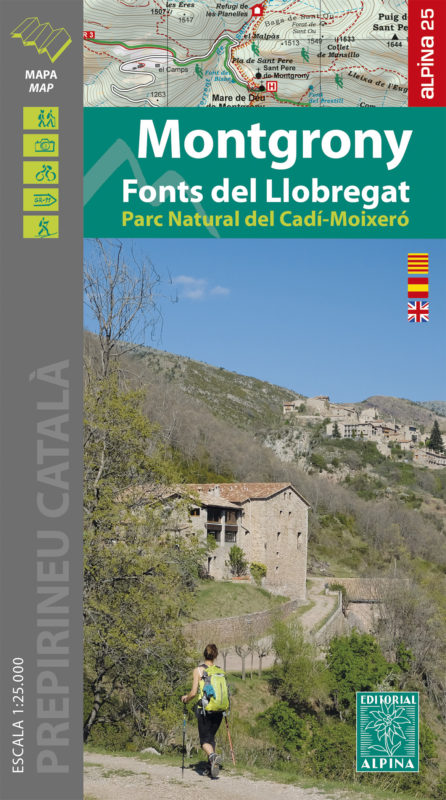 Online bestellen: Wandelkaart 38 Montgrony - Fonts del Llobregat | Editorial Alpina