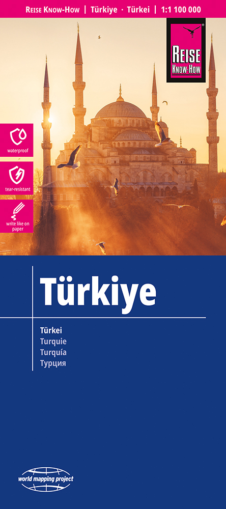 Wegenkaart - landkaart Turkije…