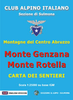 Online bestellen: Wandelkaart - Topografische kaart 09 Abruzzen Monte Genzana - Monte Rotella - Montagne del Centro Abruzzo | Edizione il Lupo