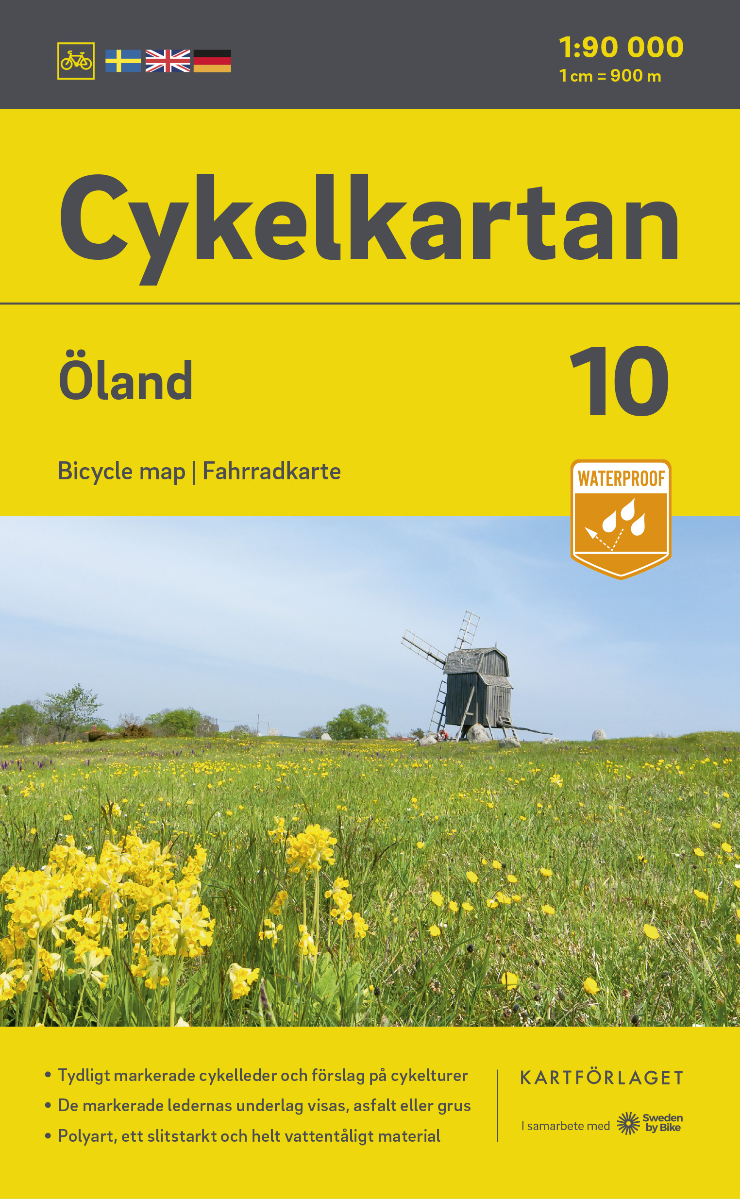 Fietskaart 10 Cykelkartan Ölan…