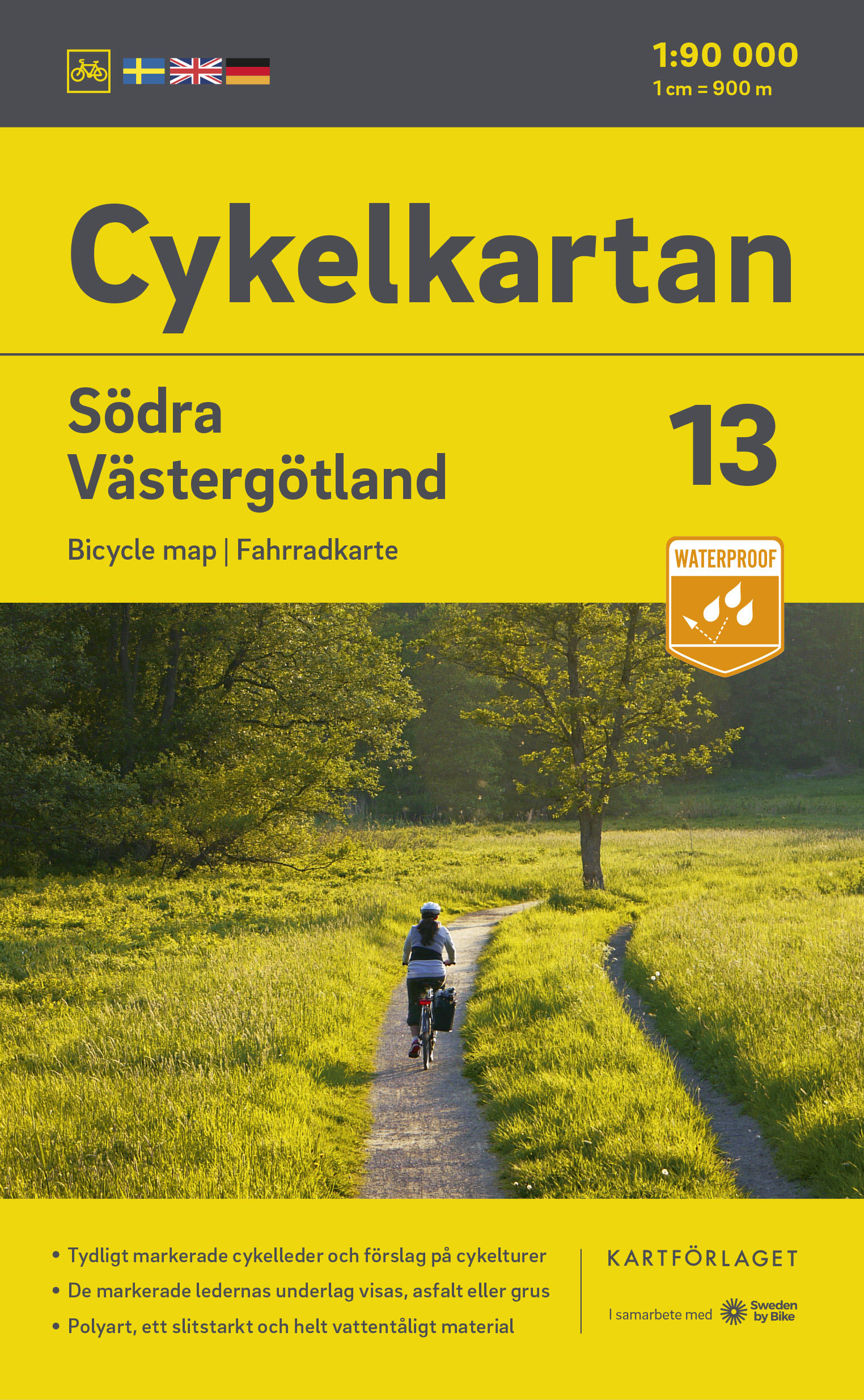 Fietskaart 13 Cykelkartan Södr…