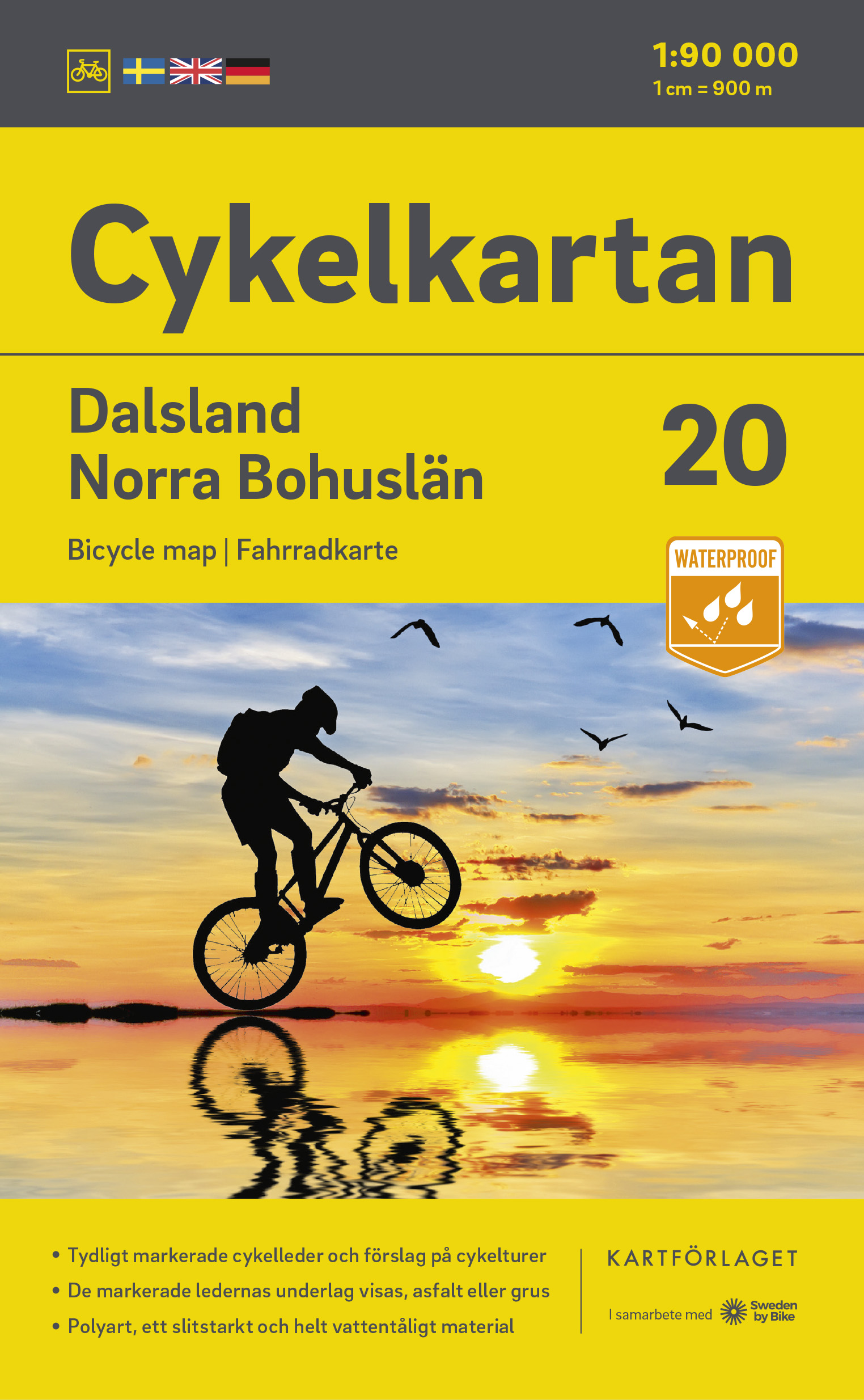 Fietskaart 20 Cykelkartan Dals…