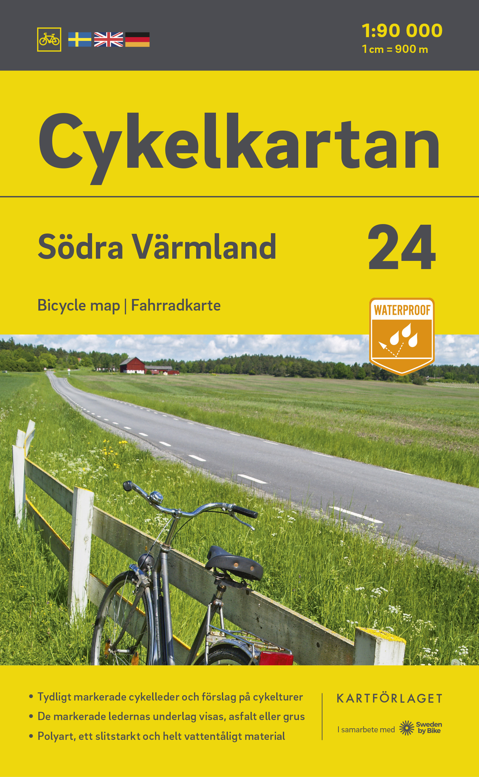 Fietskaart 24 Cykelkartan Södr…