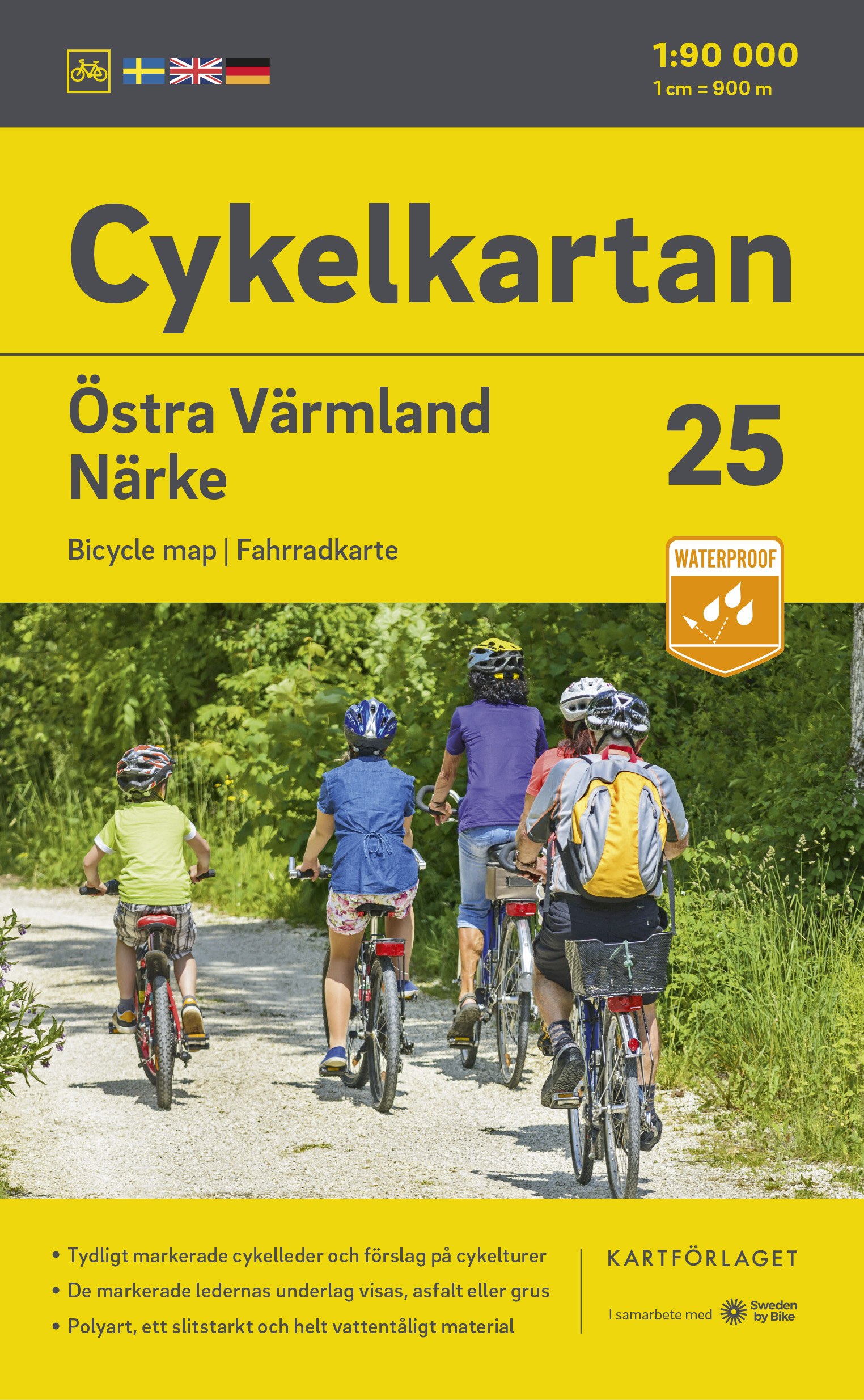 Fietskaart 25 Cykelkartan Östr…