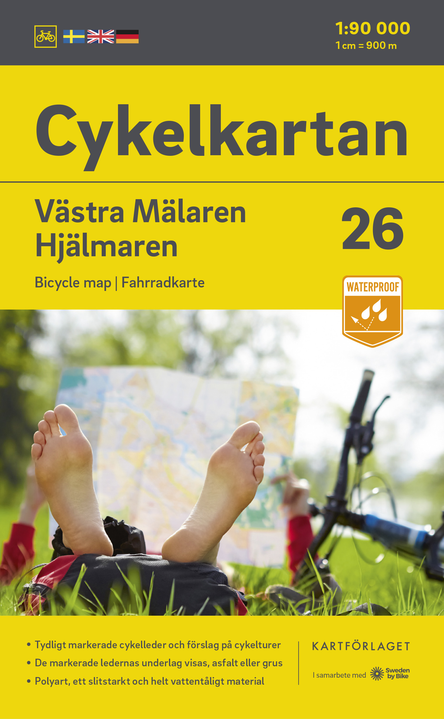 Fietskaart 26 Cykelkartan Väst…