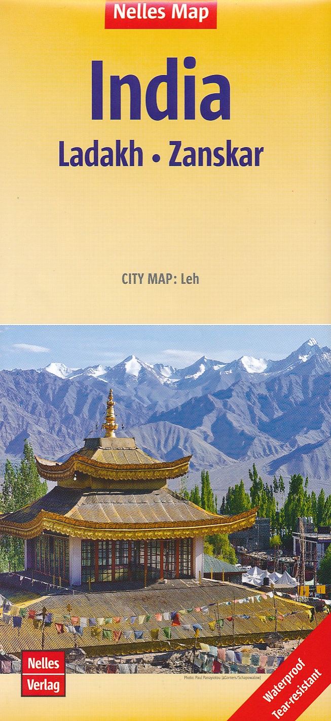 Online bestellen: Wegenkaart - landkaart India: Ladakh - Zanskar | Nelles Verlag