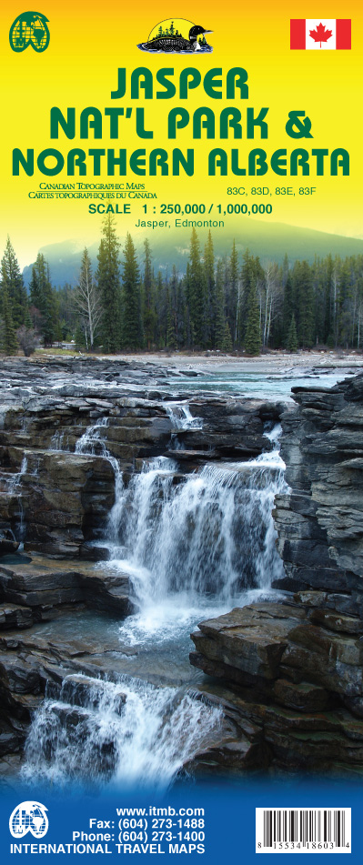 Wegenkaart - landkaart Jasper…