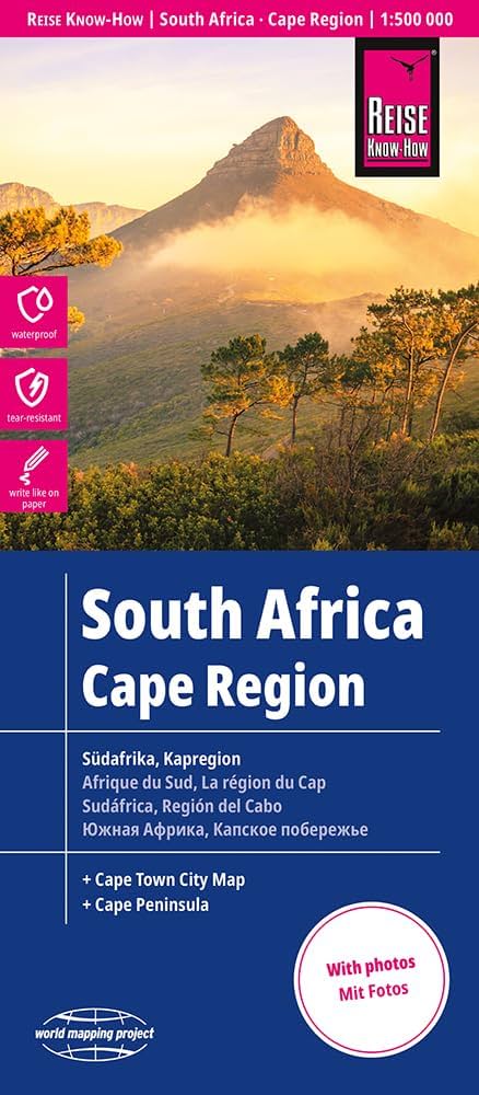 Online bestellen: Wegenkaart - landkaart Zuid Afrika: kaapregio - Südafrika Kapregion | Reise Know-How Verlag