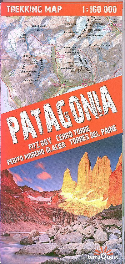 Wandelkaart Patagonia | Terraquest | 