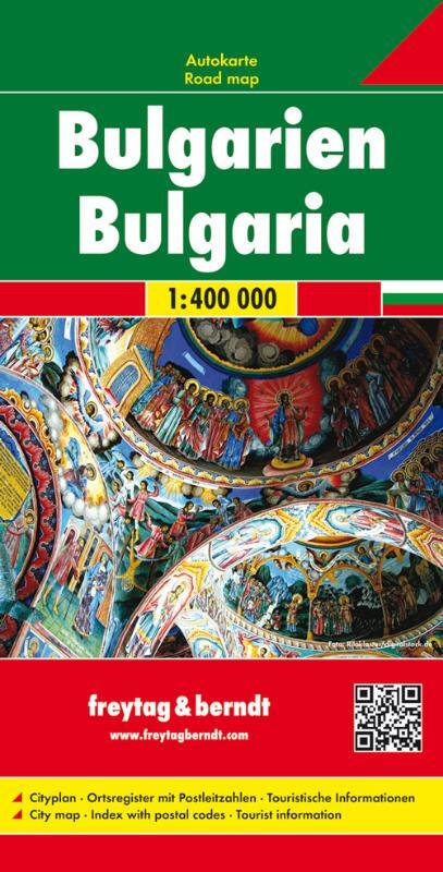Online bestellen: Wegenkaart - landkaart Bulgarije | Freytag & Berndt
