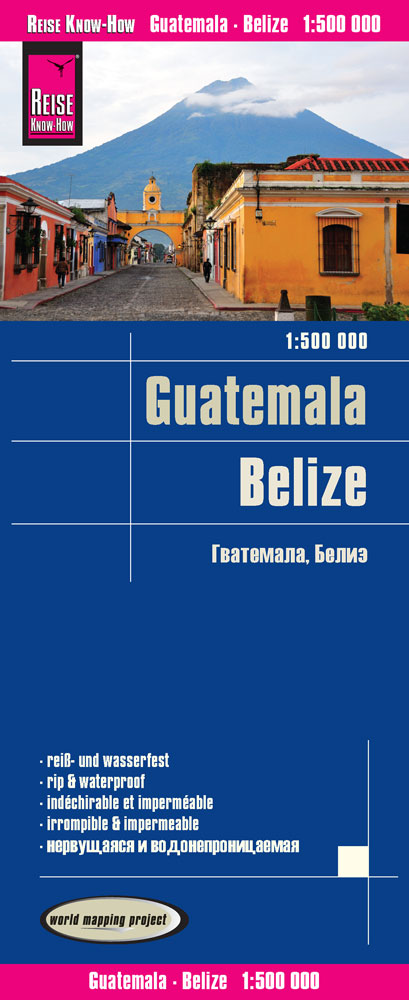 Wegenkaart - landkaart Guatema…