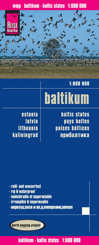 Wegenkaart - landkaart Baltiku…