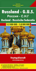 Wegenkaart - Landkaart  Rusland - Russia | Freytag &amp; Berndt | 