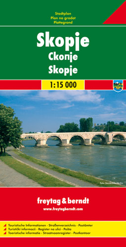 Stadsplattegrond Skopje | Frey…