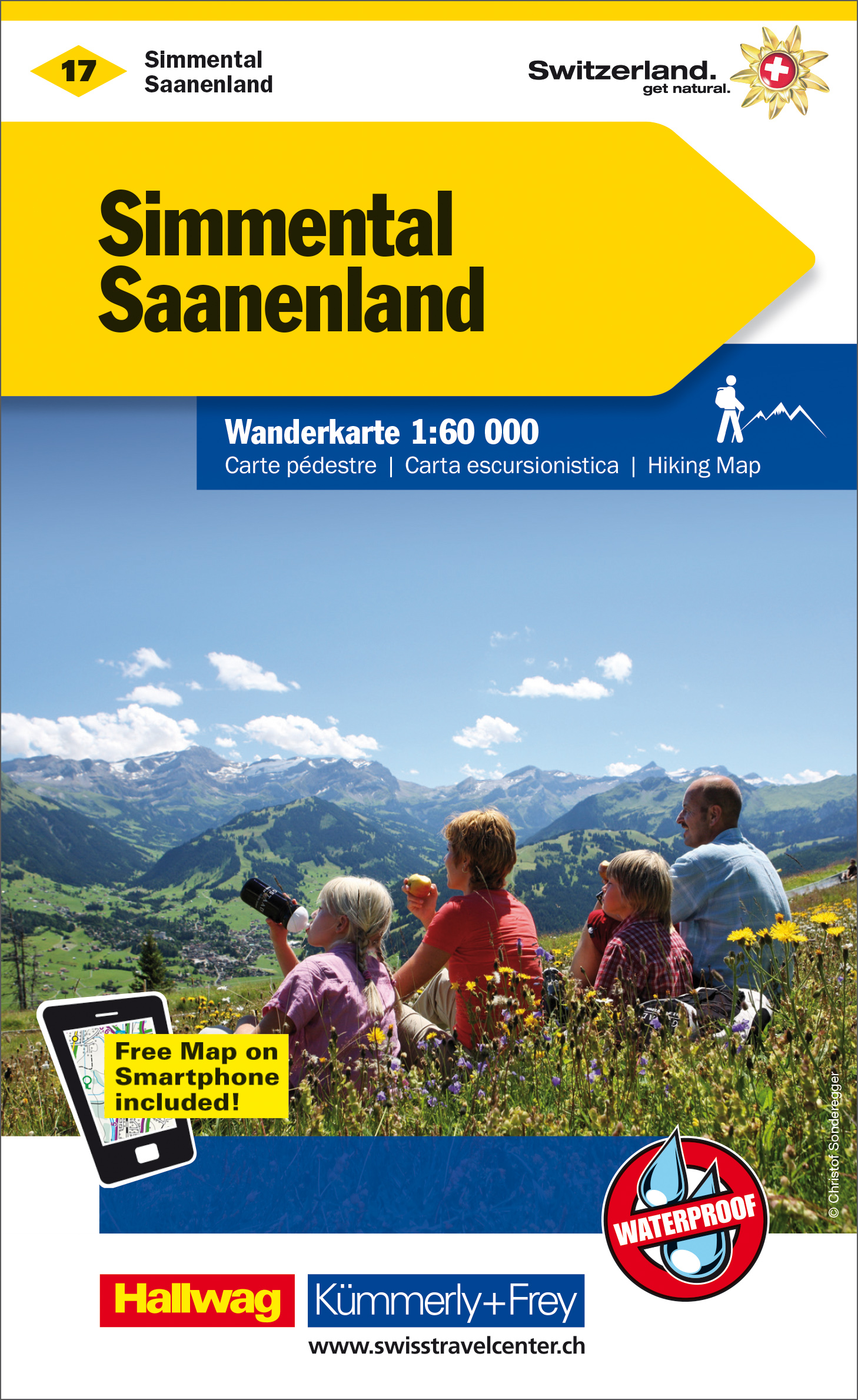 Wandelkaart 17 Simmental - Saa…