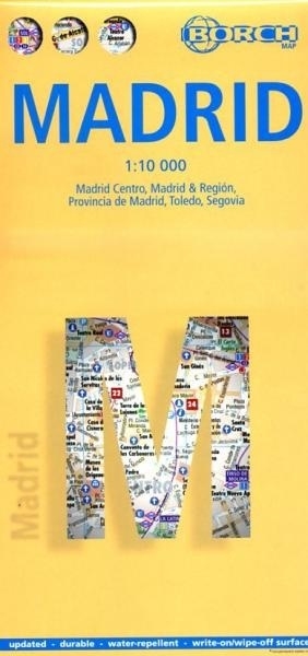 Online bestellen: Stadsplattegrond Madrid | Borch