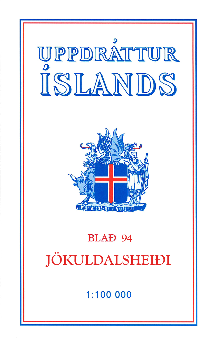 Online bestellen: Wandelkaart - Topografische kaart 94 Atlaskort Jokuldalsheidi | Ferdakort