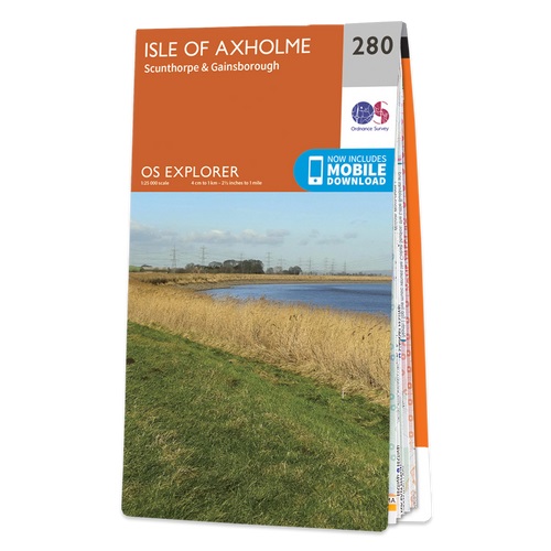 Online bestellen: Wandelkaart - Topografische kaart 280 OS Explorer Map Isle of Axholme | Ordnance Survey