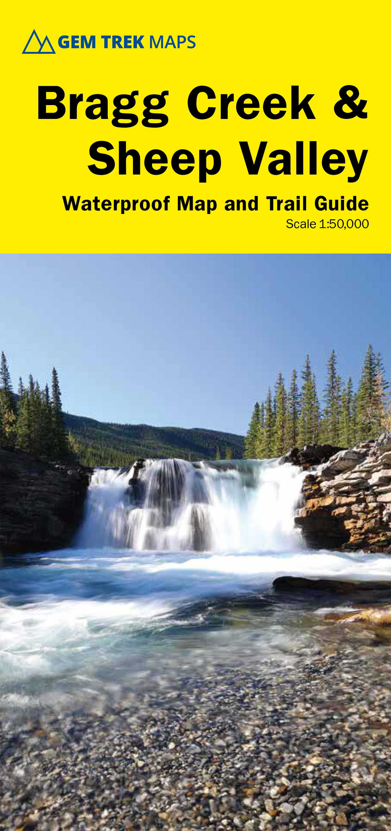 Online bestellen: Wandelkaart 08 Bragg Creek and Sheep Valley | Gem Trek Maps