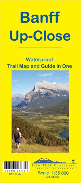 Wandelkaart 11 Banff Up-Close | Gem Trek Maps