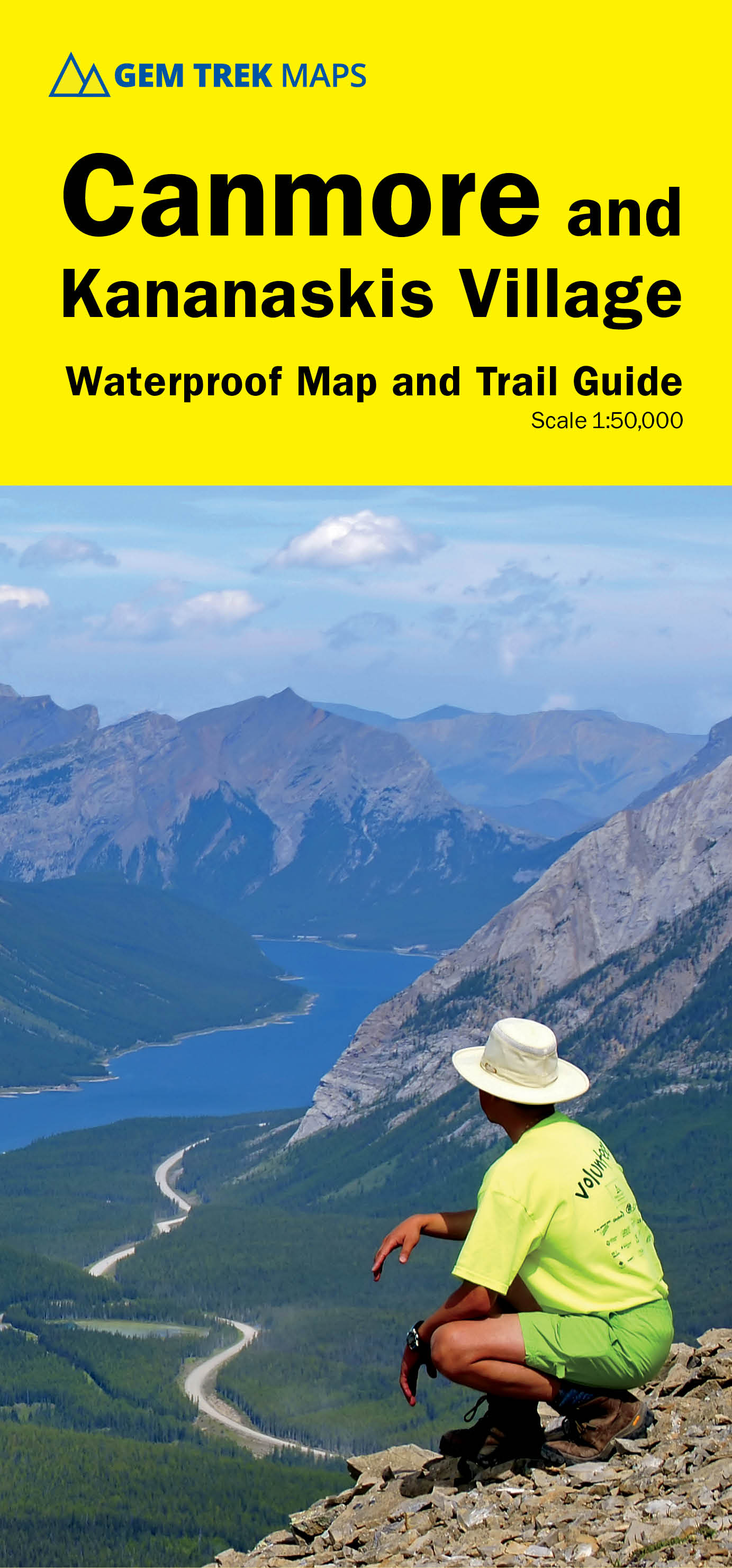 Online bestellen: Wandelkaart 06 Canmore & Kananaskis Village | Gem Trek Maps