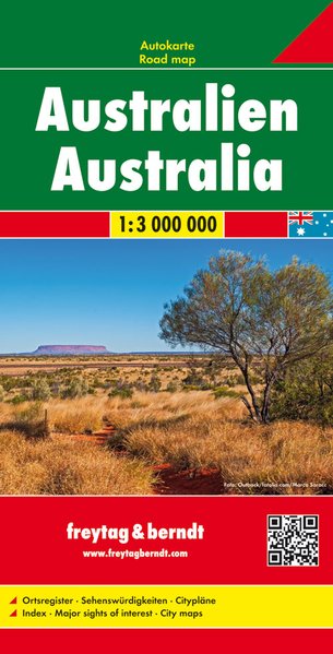 Wegenkaart - landkaart Australia - Australië | Freytag & Berndt