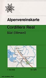 Alpenvereins Karte  0/9 wandelkaart Bolivia: Cordillera Real Sud (Illimani) | 