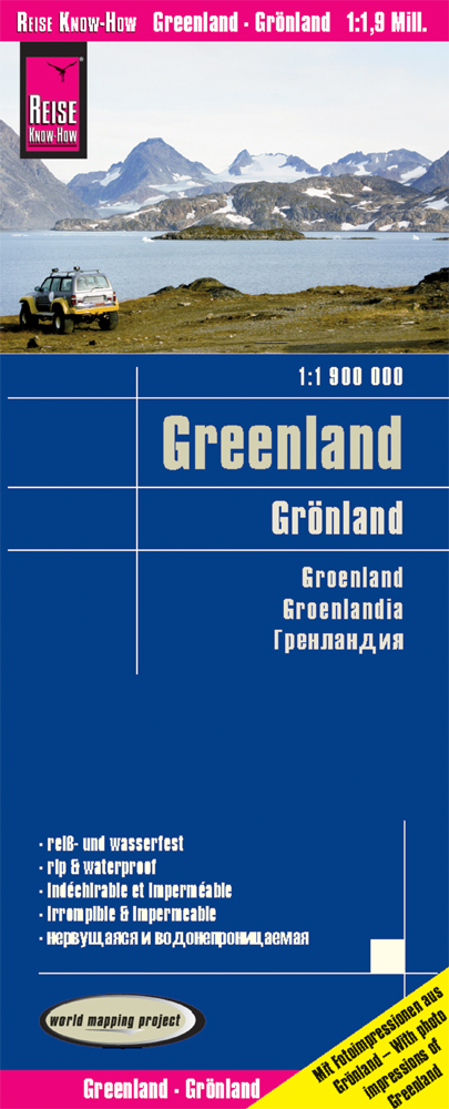 Online bestellen: Wegenkaart - landkaart Grönland - Groenland | Reise Know-How Verlag
