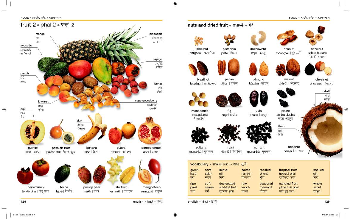 Look and learn to recall a wealth of everyday vocabulary in Hindi with this...