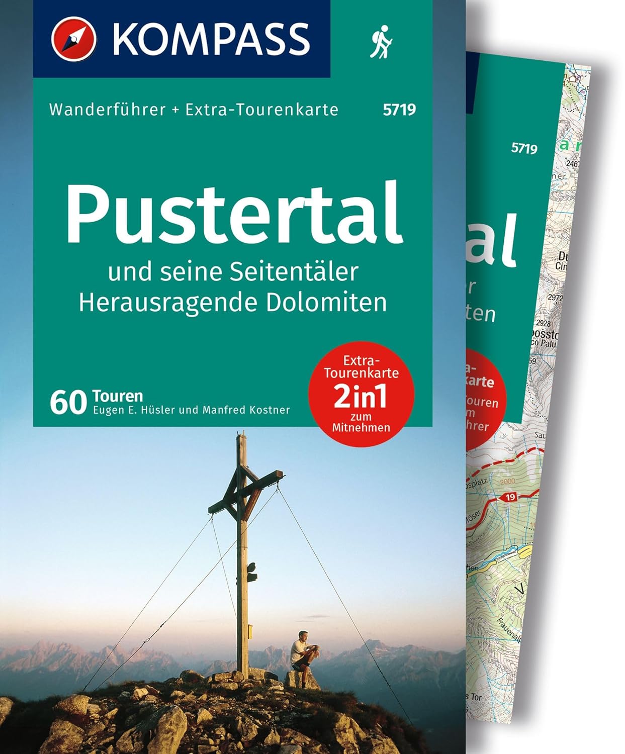 Online bestellen: Wandelgids 5719 Wanderführer Pustertal | Kompass
