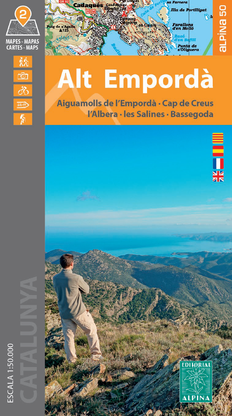 Online bestellen: Wandelkaart 51 Alt Emporda | Editorial Alpina