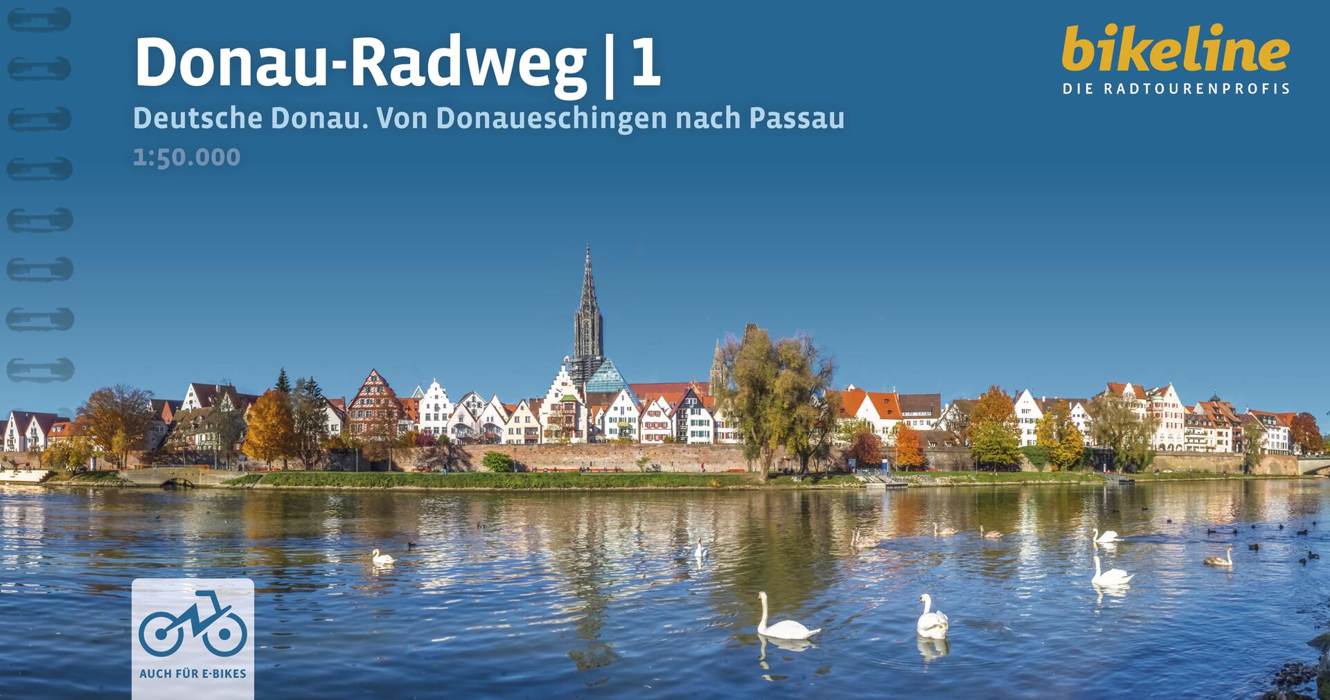 Online bestellen: Fietsgids Bikeline Donau-radweg deel 1 | Esterbauer