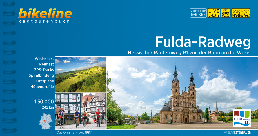 Fietsgids Bikeline Fulda radwe…