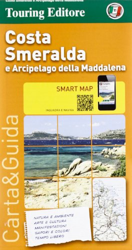 Online bestellen: Wegenkaart - landkaart Costa Smeralda en Maddalena | Touring Club Italiano