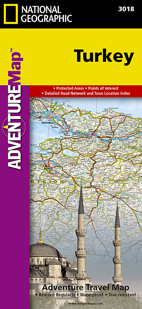 Online bestellen: Wegenkaart - landkaart 3018 Adventure Map Turkey Turkije | National Geographic