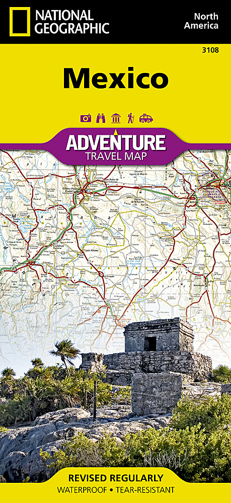 Wegenkaart - landkaart 3108 Adventure Map Mexico | National Geographic