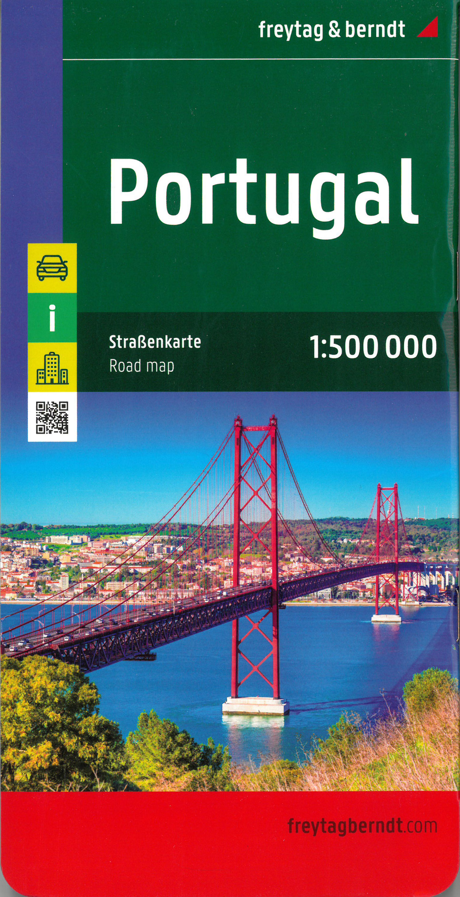 Wegenkaart - landkaart Portuga…