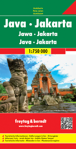 Online bestellen: Wegenkaart - landkaart Java - Jakarta | Freytag & Berndt