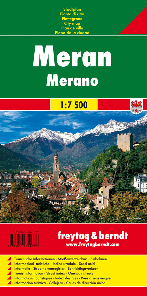 Online bestellen: Stadsplattegrond Meran - Merano | Freytag & Berndt