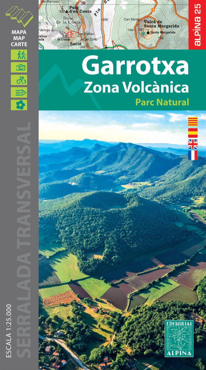 Online bestellen: Wandelkaart 49 Garrotxa, zona volcanica | Editorial Alpina