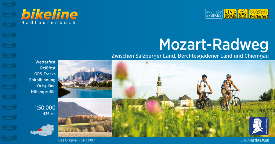 Fietsgids Bikeline Mozart Radw…