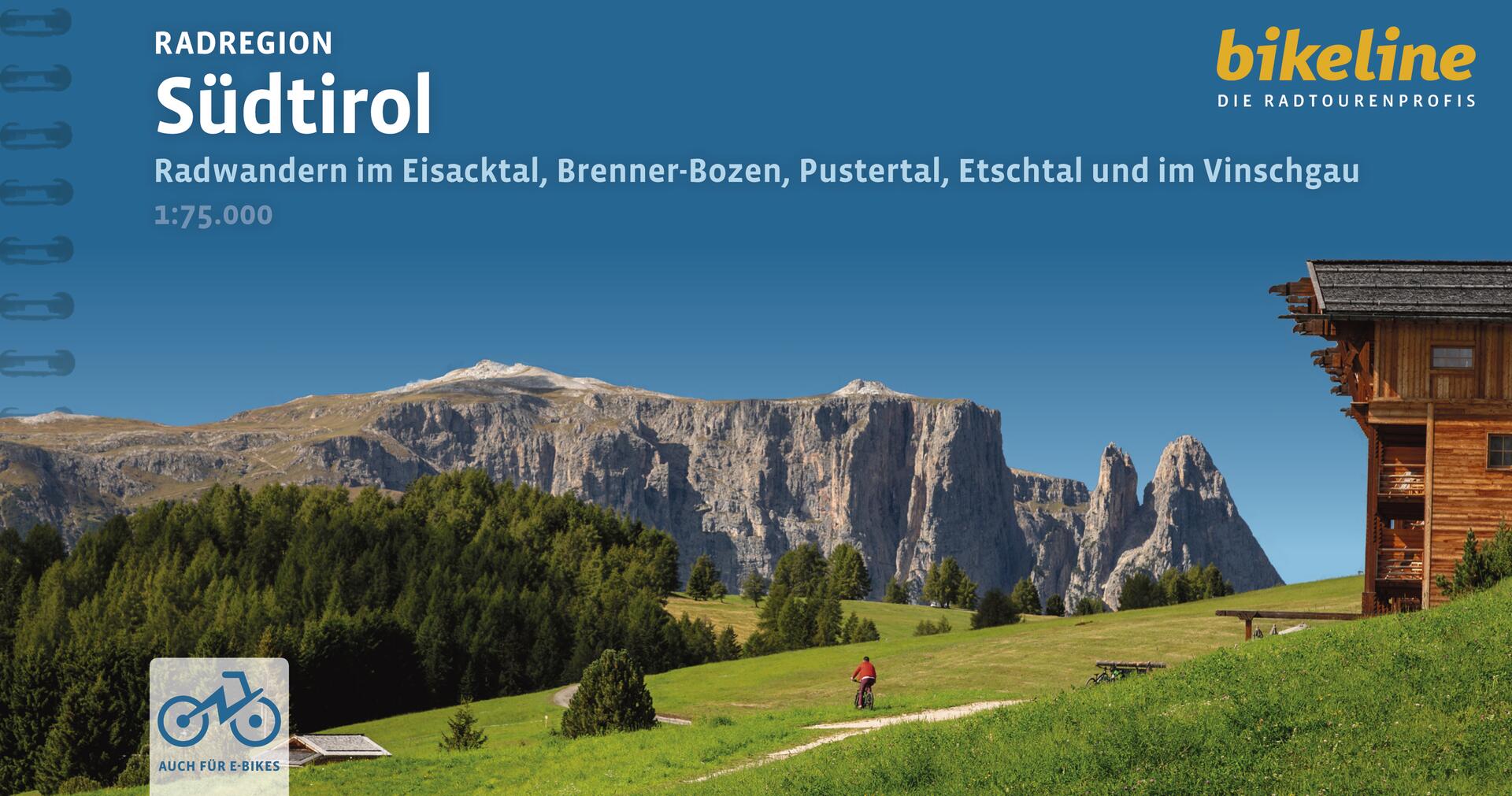 Fietsgids Bikeline Südtirol -…