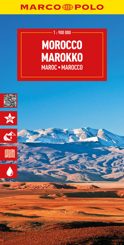 Online bestellen: Wegenkaart - landkaart Morocco - Marokko | Marco Polo