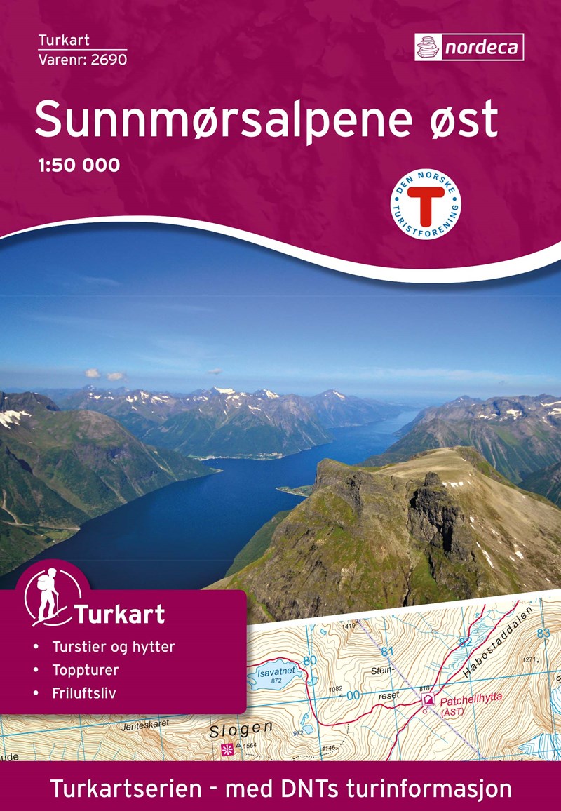 Wandelkaart 2690 Turkart Sunnm…