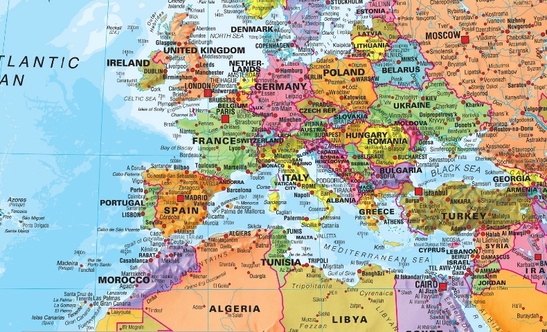 sterk bende Michelangelo Magneetbord politiek, 101 x 59 cm | Maps International | 0423818196756 |  Reisboekwinkel De Zwerver