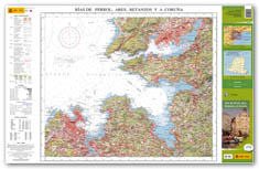 Online bestellen: Wandelkaart Costas - Rias de Ferrol - Ares - Betanzos - A Coruna | CNIG - Instituto Geográfico Nacional