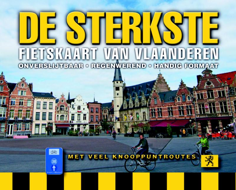 Online bestellen: Fietskaart sterkste fietskaart van Vlaanderen | Buijten & Schipperheijn