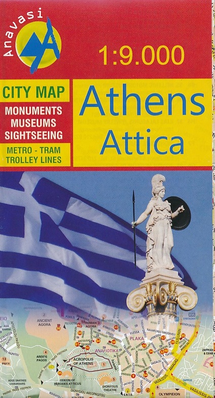 Stadsplattegrond Athene | Anav…