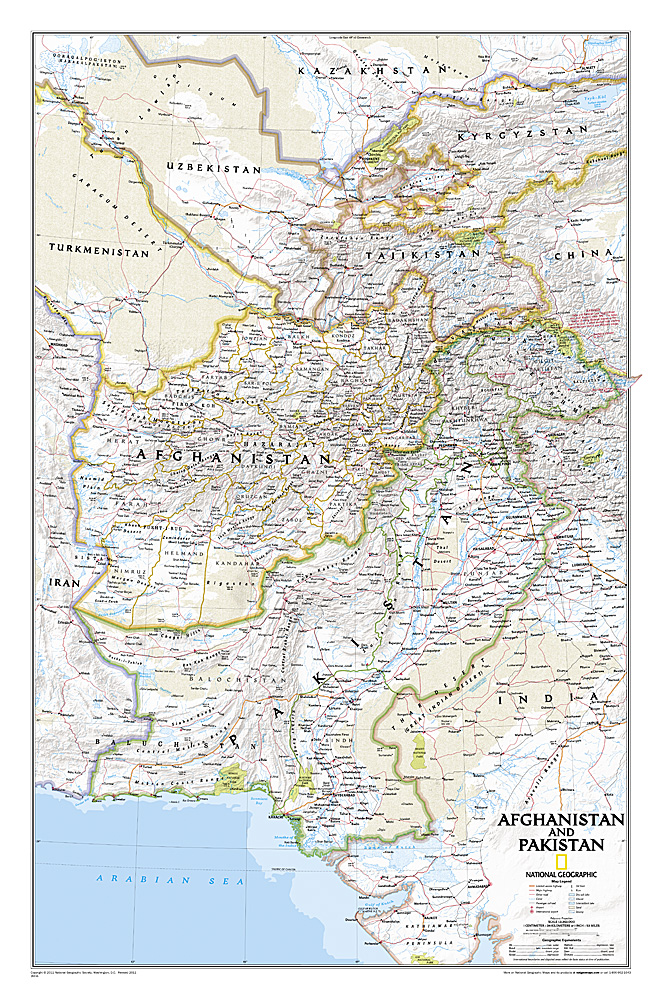 Wandkaart 20436 Afghanistan…