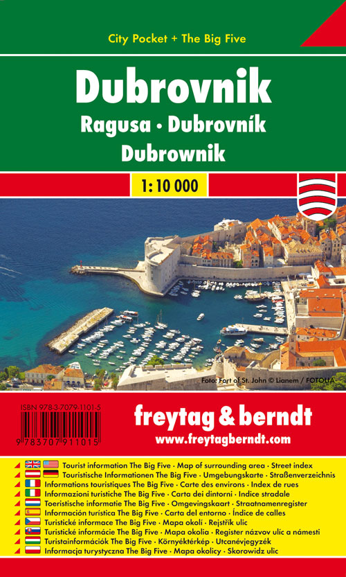 Online bestellen: Stadsplattegrond City Pocket Dubrovnik pocket | Freytag & Berndt